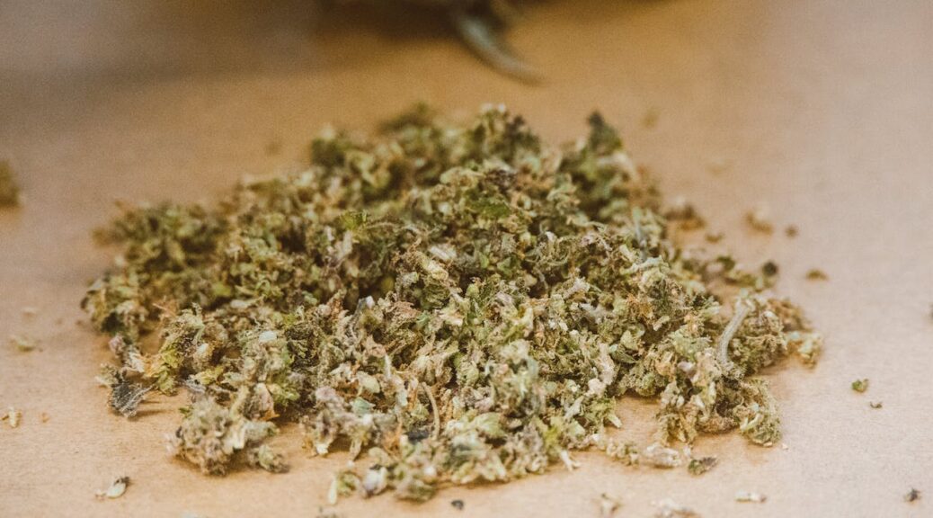 hand grinded weed